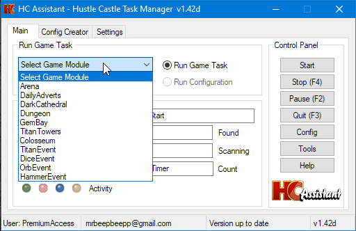 Hustle Castle Bot - Game Modules