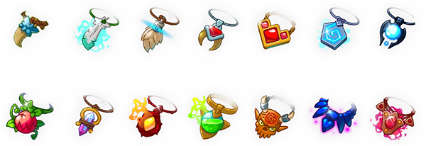 Hustle Castle Amulet Icons