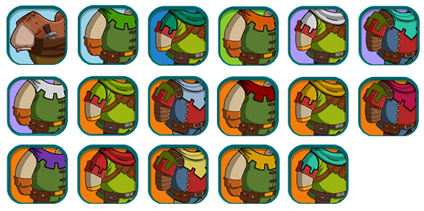 Hustle Castle Archer Armour Icons